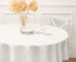 RUIBAO HOME Round Table Cloth Waterproof Oil Proof Wrinkle Resistant Washable Polyester Tablecloth for Dining Table Kitchen 90 inch Titanium White?90IN? Titanium White?