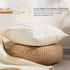 Top Finel Decorative Throw Pillow Covers 20 X 20 Inch,Soft Solid Velvet Pillow Covers Cushion Case for Sofa Bedroom 50 X 50 cm (Pack of 2) Cream White