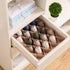 StarratS Honeycomb Drawer Organizer, Plastic Honeycomb Drawer Dividers-Sock-Underwear-Belt-Scarf-2 Sets of 59 Slots(Pink)