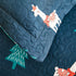 Kids Quilt Set Full/Queen Size, Blue 3 Piece Alpaca Pine Tree Bedcover Animal Cartoon Printed Bedding Set Reversible Bedspread Coverlet Holiday Bedroom Decor Gift for Boys All Season(90"X 90")