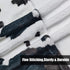 Cow Blanket, Soft Cow Baby Blankets Warm Cozy, Brown Black and White Cow Blankets and Throws Baby Couch Bed Kids Boys Girls Toddler 40x50 Inch