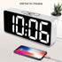 DreamSky Large Digital Alarm Clock for Visually Impaired - 8.9 Inches Big Electric Clock for Bedroom, Jumbo Number Display, Fully Dimmable Brightness Dimmer, USB Ports, 12/24H, Adjustable Alarm Volume