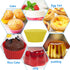 20 Pcs Silicone Baking Cups Reusable Cupcake Liner, Food Grade Safe BPA Free Non Stick Muffin Liners For Baking Cupcake Mold, 4 Shape Multicolor