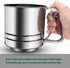 NPYPQ 5-Cup Stainless Steel Flour Sifter for Baking