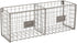 Wire Basket Hanging Mail Organizer, Farmhouse Wall Decor (17.2 x 6.5 x 5.2 in)