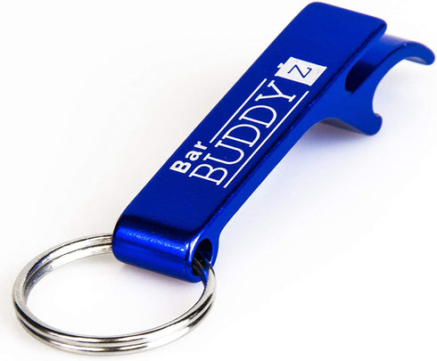 Keychain Bottle Opener - bartender bottle opener - Best Aluminum Bottle/Can Opener - Compact, Versatile & Durable - Vibrant Colors - Premium Keyring Bottle Opener - Ergonomic Design Royal Blue
