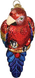 Old World Christmas Ornaments: Bird Watcher Collection Glass Blown Ornaments for Christmas Tree, Parrot