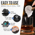 HAVOER Extra Large 3D Skull Ice Cube Mold - Flexible Silicone Skull Ice Maker Mold for Whiskey - 4 Cavity Skull Ice Cube Tray with Funnel - Skull Mold for Baking, Chocolate, Candy and Resin