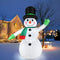Thanger Christmas Inflatables Snowman Outdoor Yard Decorations, Christmas Blow Up Decoration, 4 FT Inflated Snowman with LED Lights, IP44 Weather Proof, Xmas Kids Gift for Winter Holiday Lawn Patio