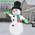 Thanger Christmas Inflatables Snowman Outdoor Yard Decorations, Christmas Blow Up Decoration, 4 FT Inflated Snowman with LED Lights, IP44 Weather Proof, Xmas Kids Gift for Winter Holiday Lawn Patio