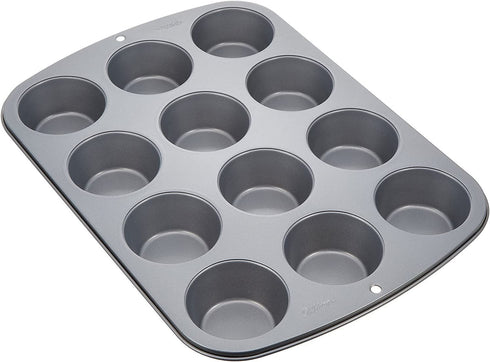 Wilton Recipe Right Nonstick 12-Cup Regular Muffin Pan (2, STANDARD)