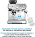 CleanEspresso Espresso Machine Cleaning Tablets and Filters For Breville Espresso Machines (40 Tablets + 6 Filters) - 2 Gram Cleaning Tablets & Replacement Water Filter - Espresso Cleaner Accessories