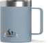 Hydrapeak 14oz Insulated Coffee Mug with Handle, Stainless Steel Double Walled Travel Coffee Cup | 3 Hours Hot / 9 Hours Cold, Spill-Proof Mug with Sliding Lid (Storm)