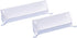 Rev-A-Shelf 6562-14-11-52 14 Inch Wide Tip-Out Accessory Organizer Tray with Heavy Duty Tab Stops, White, 2 Pack