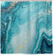 Marble Shower Curtain Natural Luxury Ocean Art The Ripples of Agate with Beautiful Blue Paint and Gold Powder for Bathroom Decor Polyester Fabric Waterproof Shower Curtains Set with 12 Hooks
