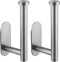 KES Self Adhesive Toilet Paper Holder Stick On Toilet Paper Roll Holder RUSTPROOF Stainless Steel Brushed Finish 2 PCS, A7170-2-P2