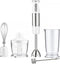 Doilza 5 in 1 Immersion Hand Blender Handheld For Kitchen BPA-Free, White