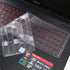 For MSI Gaming Laptop Keyboard Cover for 15.6" MSI GP65 GL65 GF62 GP62 GL62M GT62VR GF62VR GE63VR GS63 GS63VR, 17.3 inch MSI GS75 GE75 GF75 GL72M GF72VR GV72 GP72 GS73 GS73VR GT73VR GE72 Keyboard Skin