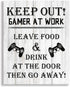 Kas Home Funny Novelty Canvas Wall Art,Gaming Stuff Prints Signs Framed Retro Artwork Decoration For Bedroom, Cool Boys Room Decor Decor