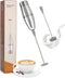 Milk Frother Handheld, Original Foam Maker for Lattes, Automatic Whisk Drink Mixer for Coffee, Mini Electric Foamer Cappuccino, Macchiato, Hot Chocolate, Tea, Frappe, Matcha, Protein Powder Beverage