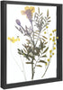 Frametory, Floating Picture Frame 8x10 - Black Metal Photo Frame - Real Glass - for Wall Mount or Tabletop Displays