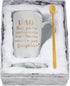 Fathers Day Mug Gifts for Dad from Daughter, Dad,Thank You For Teaching Me How To Be A Man Mug, Birthday Christmas Gifts for Dad, Funny Coffee Mugs for Dad 14Oz Gray Marble Mug with Box Spoon Coaster
