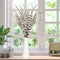 Rocinha 10 Pcs Jasmine Artificial Flowers 29.5'' Long Faux Jasmine Plant Fake Flowers White for Wedding Home DIY Floral Art Party Restaurant Hotel Office Decoration
