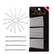 Dofash 60Pcs Metal 5Cm/2In wavy Bobby Pins Hair Clips Grips For Hair Decoration?Silver?