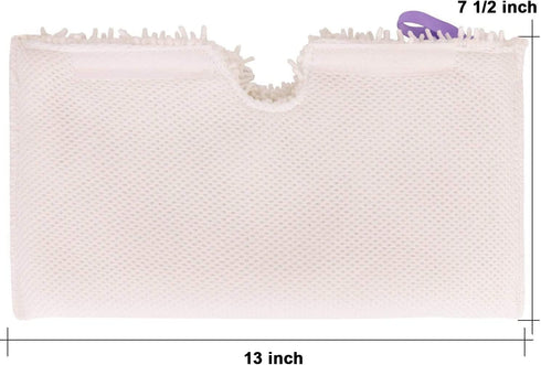 Tidy Monster 4 Pack Microfiber Steam Mop Replacement Pads for Shark Steam Pocket Mops S3500 Series S3501 S3601 S3550 S3901 S3801 SE450 S3801CO S3601D, Machine Washable Easy Cleaning Pads