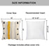 VANNCIO Boho Tufted Throw Pillow Cover with Handwoven Stripes, Linen Cotton Simple Decorative Cushion Case for Couch Sofa, 18x18 inches, 1 PC(Mustard Yellow)