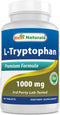 Best Naturals L-Tryptophan 1000 mg 60 Tablets (60 Count (Pack of 1))