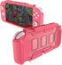 KIWIHOME Pink Case Compatible with Nintendo Switch Lite , TPU Cover Hard Case Only for Switch Lite with Thumb Grip Caps Switch Lite Cute Case for Girls (Pink)