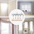 Ceiling Curtain Track, Flexible Bendable Ceiling Curtain Track Curved Curtain Track 12Ft Ceiling Track for Curtains Room Divider Curtain Rail Track Ceiling Wall Mount for RV Curtain Bay window