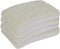 Sophisti-Clean Stainless Steel Multipurpose Cleaning Sponges, Dual-Sided Sponges, White, Pack of 4