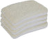 Sophisti-Clean Stainless Steel Multipurpose Cleaning Sponges, Dual-Sided Sponges, White, Pack of 4