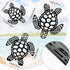 3 Pieces Sea Turtle Beach Theme Decor Metal Coastal Turtle Decor Wall Hanging Beach Sculpture Metal Farmhouse Turtle Wall Art Hawaiian Style Room Ornament for Home Indoor Outdoor Bathroom Garden
