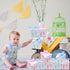 50pcs Baby Shower Party Favor Boxes, Footprint Design Candy Treat Gift Boxes for Kids Birthday Baby Shower Guests Wedding Party Supplies with Ribbon,Pink