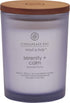 Chesapeake Bay Candle Scented Candle, Serenity + Calm (Lavender Thyme), Medium Jar
