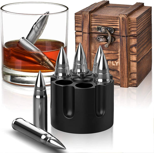 Gifts for Men Dad, Husband Gifts for Him Valentines Day, Unique Anniversary Birthday Gift Idea for Boyfriend, Whiskey Stones, Grandpa Brother Whiskey Bourbon Gift Man Cave Presents Cool Gadgets Stuff