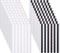 Bememo 2040 Pieces Photo Corners Self Adhesive for Scrapbook Picture Album (Black and Clear)