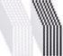 Bememo 2040 Pieces Photo Corners Self Adhesive for Scrapbook Picture Album (Black and Clear)