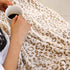 FY Fiber House Flannel Fleece Throw Blanket, Lightweight Cozy Plush Microfiber Bedspreads for Adults,60 by 80-Inch,Brown Leopard
