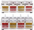 LOYUYU Seasoning Box, Seasoning Rack Spice Pots, 4 Piece Clear Acrylic Cruet, Storage Container Condiment Jars with Cover and Spoon 304 Steel Edge