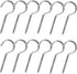 Gydandir Heavy Duty Large Screw Hooks Jumbo Ceiling Hooks Cup Hooks, Length 4 Inches, 12 Pack