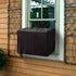 Nomiou Window Air Conditioner Cover Outdoor, Outside Window AC Unit Cover Black Waterproof AC Cover Outdoor Window AC Protection Cover (21Wx16Dx15H)