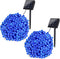 Joomer Blue Solar String Lights 72ft x 2 Pack 200 LED 8 Modes Waterproof Solar Fairy Lights for Garden, Patio, Fence, Balcony, Outdoors