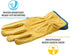 Wells Lamont Men™s Slip-On HydraHyde Full Leather Work Gloves | Water-Resistant | Large (1168L)