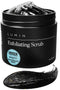 Lumin Exfoliating Rub for Men (1 oz) - Activated Charcoal Face Exfoliator Rub for Reducing Dullness, Dryness, Dark Spots, Blackheads, and Shaving Irritation - Achieve Your Best Look