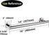 Nolimas Polished Chrome Bath Towel Bar Single Bars Towel Rack Rod Classic Wall Mounted Stainless Steel Bathroom Towel Bar Toilet Kitchen Towel Shelf Single Layer,16inch