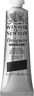 Winsor & Newton Designers Gouache Tube, 37ml, Lamp Black